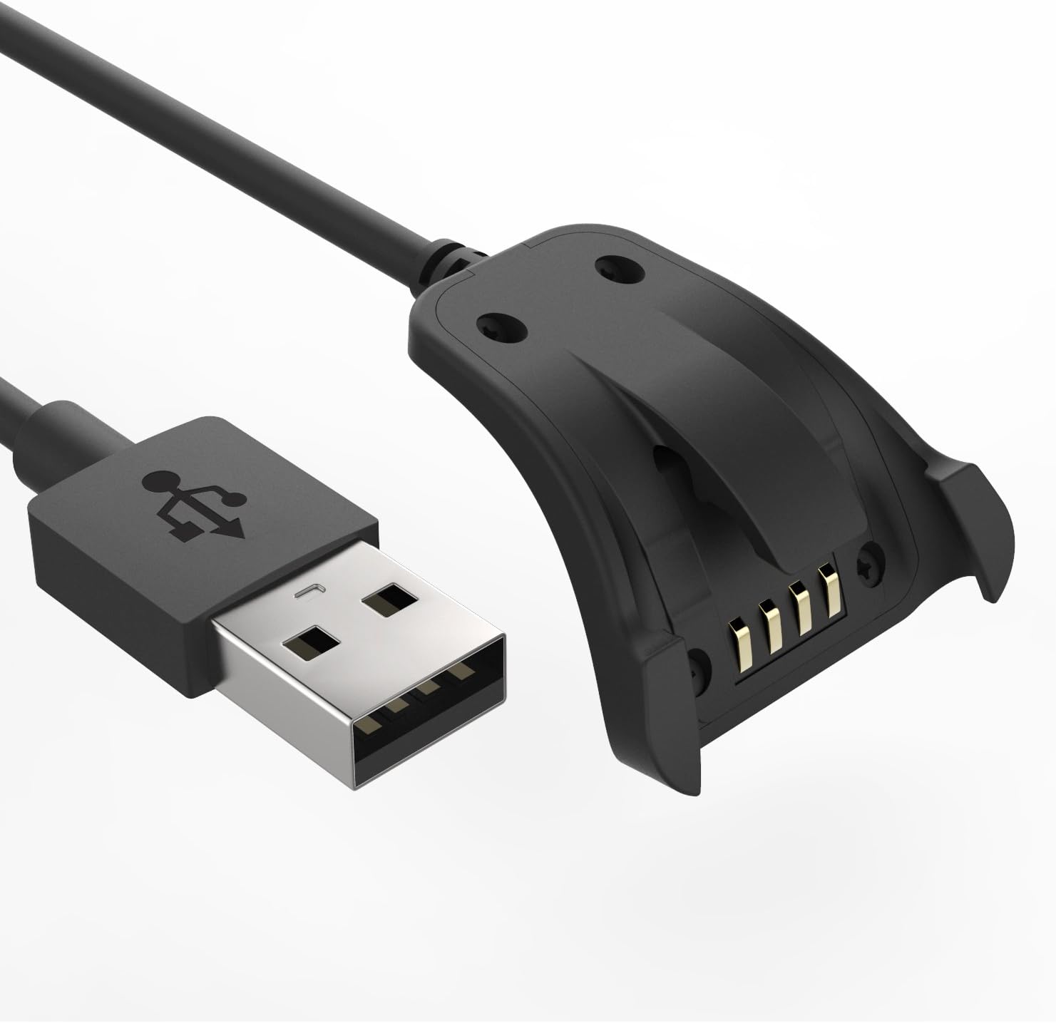 MoKo TomTom Adventurer Charger Dock, USB Data Sync Charge Cradle Dock Charger with 1m Charging Cable for TomTom Adventurer/ Golfer2/ Spark3/ Runner2/ Runner3 GPS Fitness Running Watch, Black