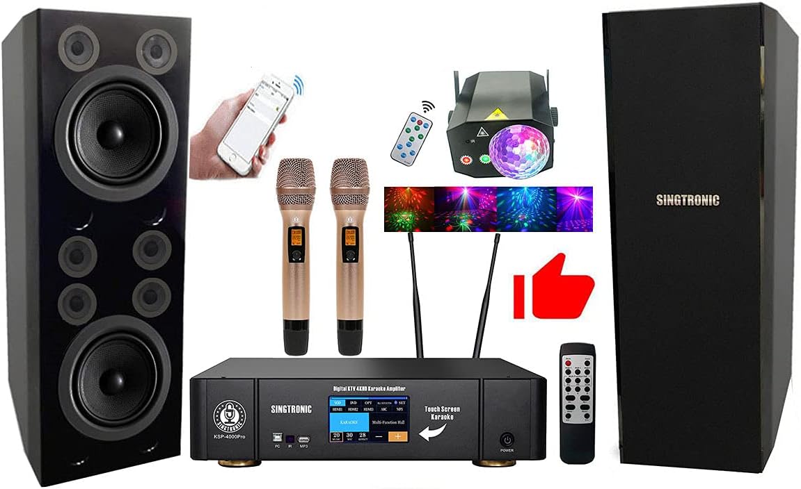 Leadsinger LS3700 Karaoke System with 300 Songs Musical