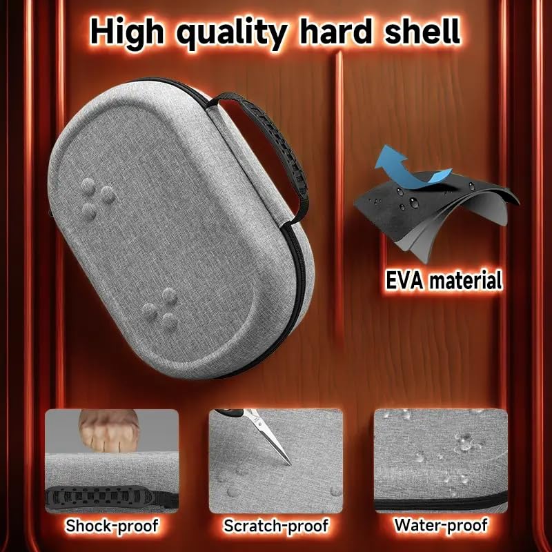 Image of Hard Carrying Case for Meta Quest 3s / 3 /2, Travel Bag, Storage Bag Compatible with Oculus Meta Quest 3 /3S VR Headset, Suitable for Travel & Home Storage with Mesh Pocket Storage Space