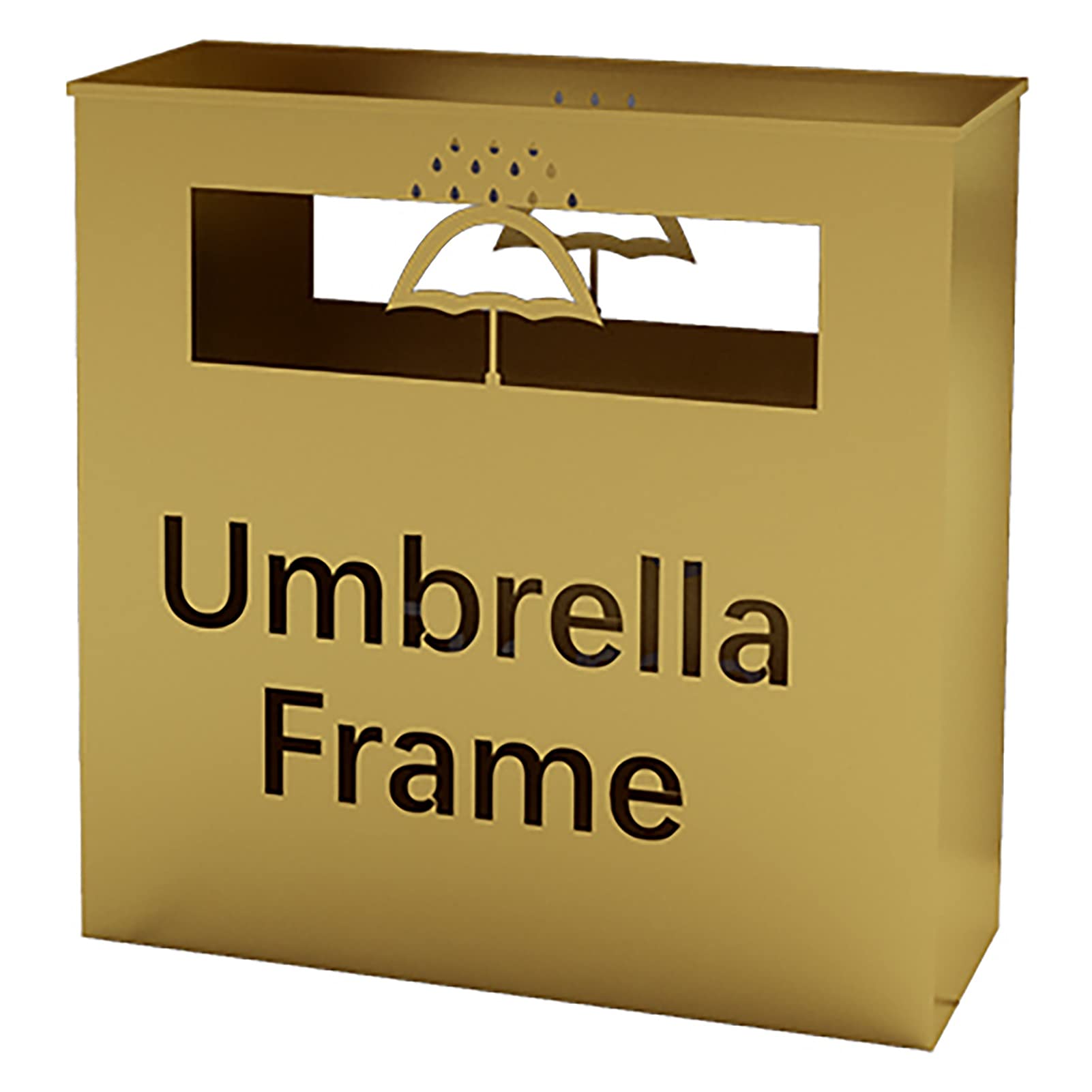 Support de parapluie carré en métal 12 grilles pour porte d'entrée