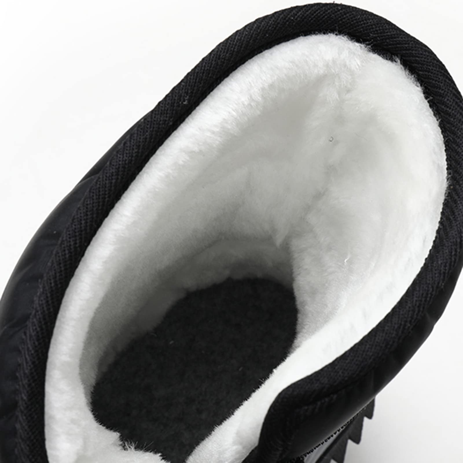 Botas niños fácil Poner Zapatos para niños, Botas de Nieve de, Botas de Exterior para niñas y niños, Botas cálidas Antideslizantes Impermeables, Botas de Nieve de algodón (Purple, 29.5 Little Child)
