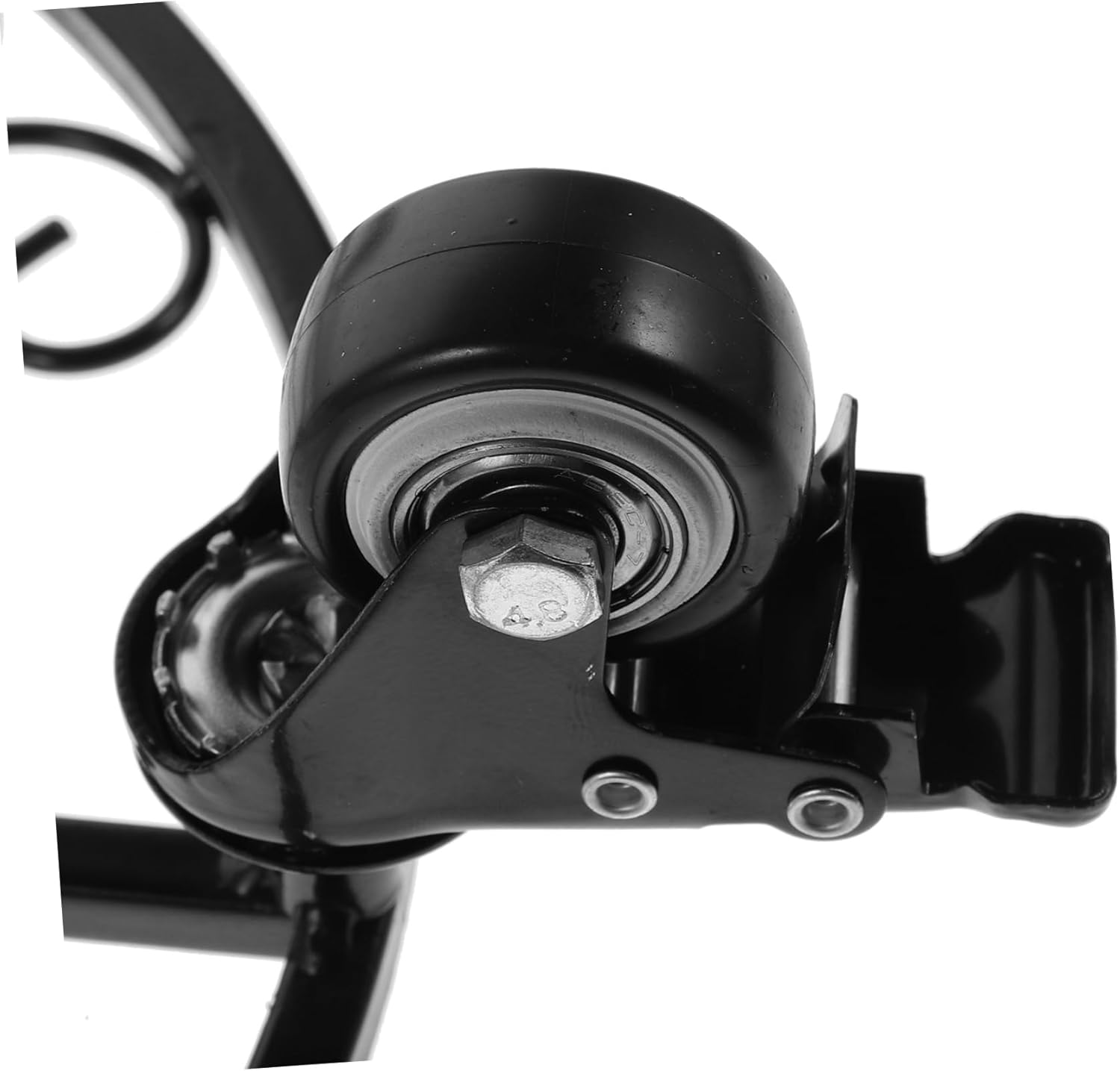 Sosoport Wheel Plant Stand with Iron Base for Flower Pots Heavy Duty Rolling Flower Pot Rack Durable and Stylish Wooden Barrel Dolly Easy to Move for Home and Garden Use