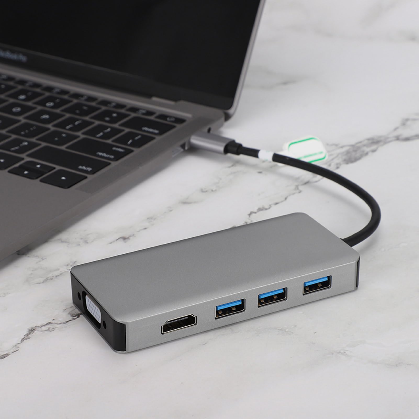 Convertisseur Type-C Hub 4K VGA, Design Aluminium Premium pour