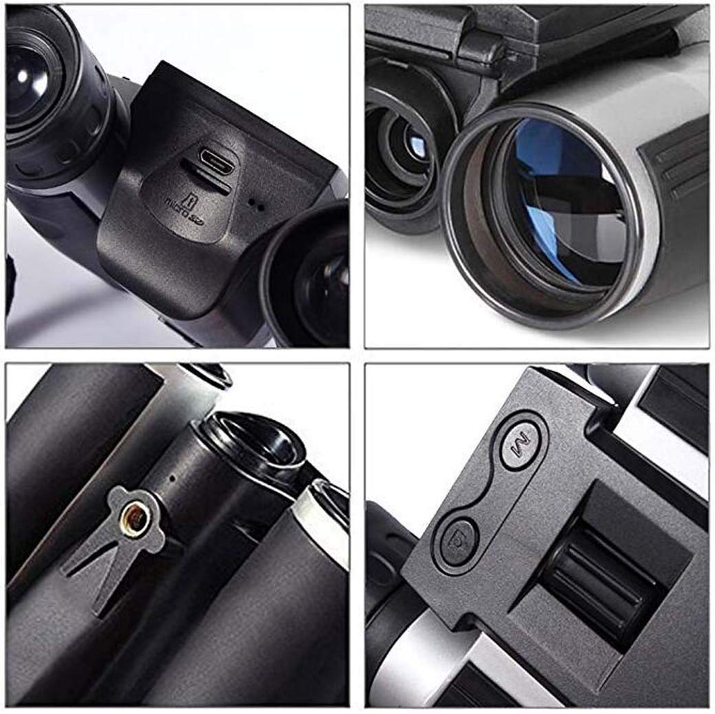 Telescopio/prismáticos Digitales con cámara, Pantalla LCD de 2 Pulgadas, grabadora de vídeo de 12x32 y 5MP para observación de Aves, Partidos de fútbol, ​​conciertos/Código de Producto: WXJ-1097
