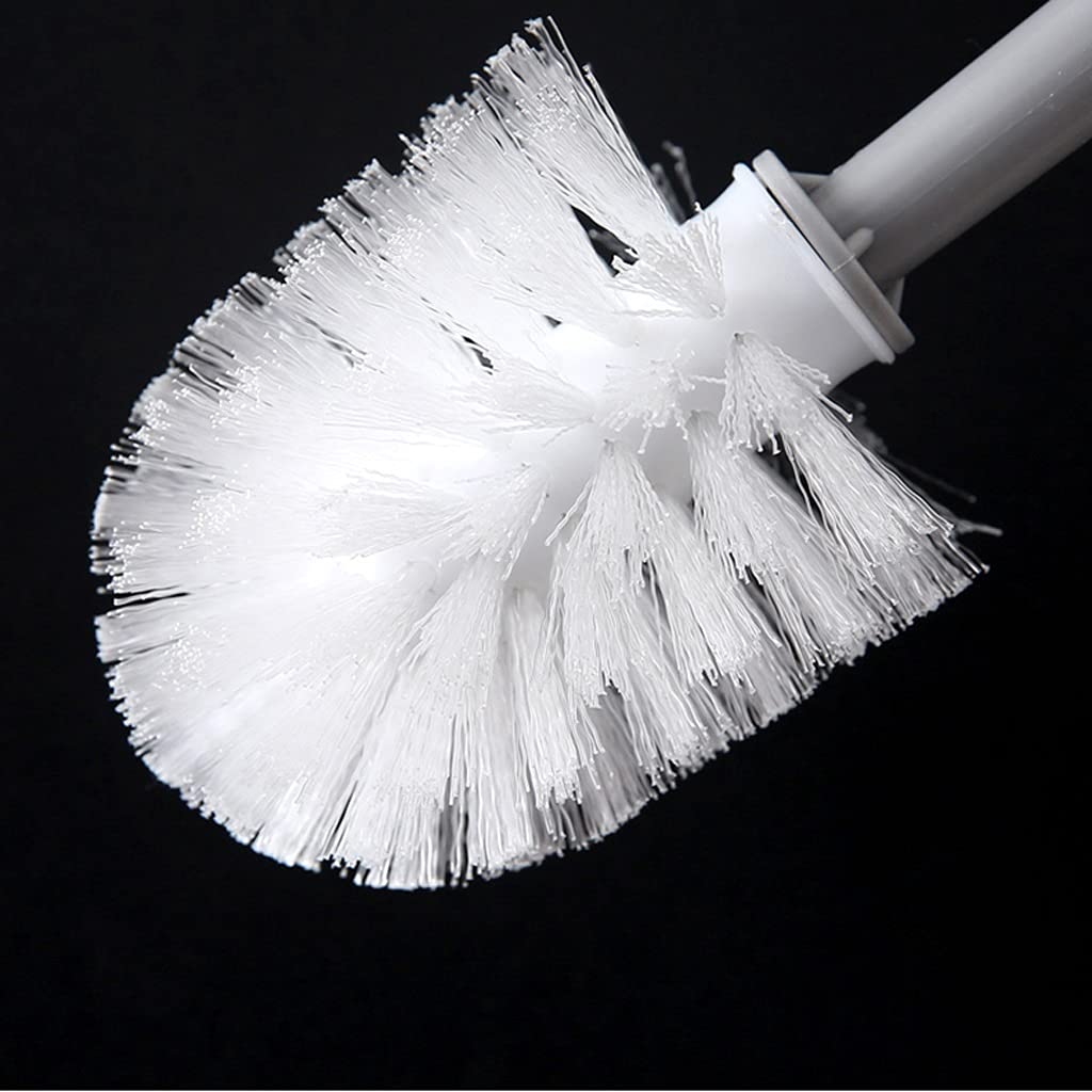 scopino per WC, Set scopino for WC, for da parete for uso domestico(White)