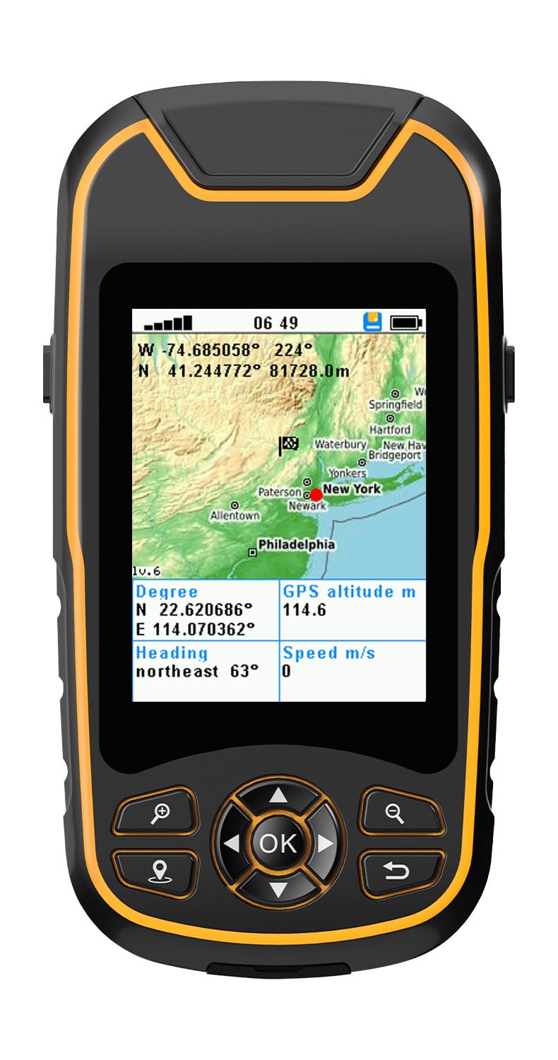 The Best Sports & Handheld GPS of 2026 You Can Buy Today Handheld GPS for Hiking, Rugged and Waterproof Handheld GPS Navigator, 3.2" Sunlight Readable Screen, Compact Satellite Handheld GPS with USA Topo Map, Multi-GNSS Support, Extra Battery Life