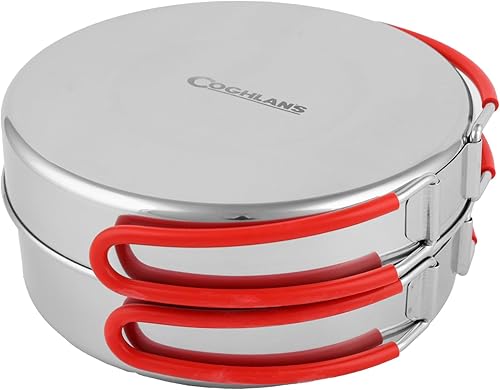 Miniatura 2 de Coghlan's Kit de 4 piezas de acero inoxidable para desastre  Juego de utensilios de cocina ligeros para camping, senderismo y aventuras al aire