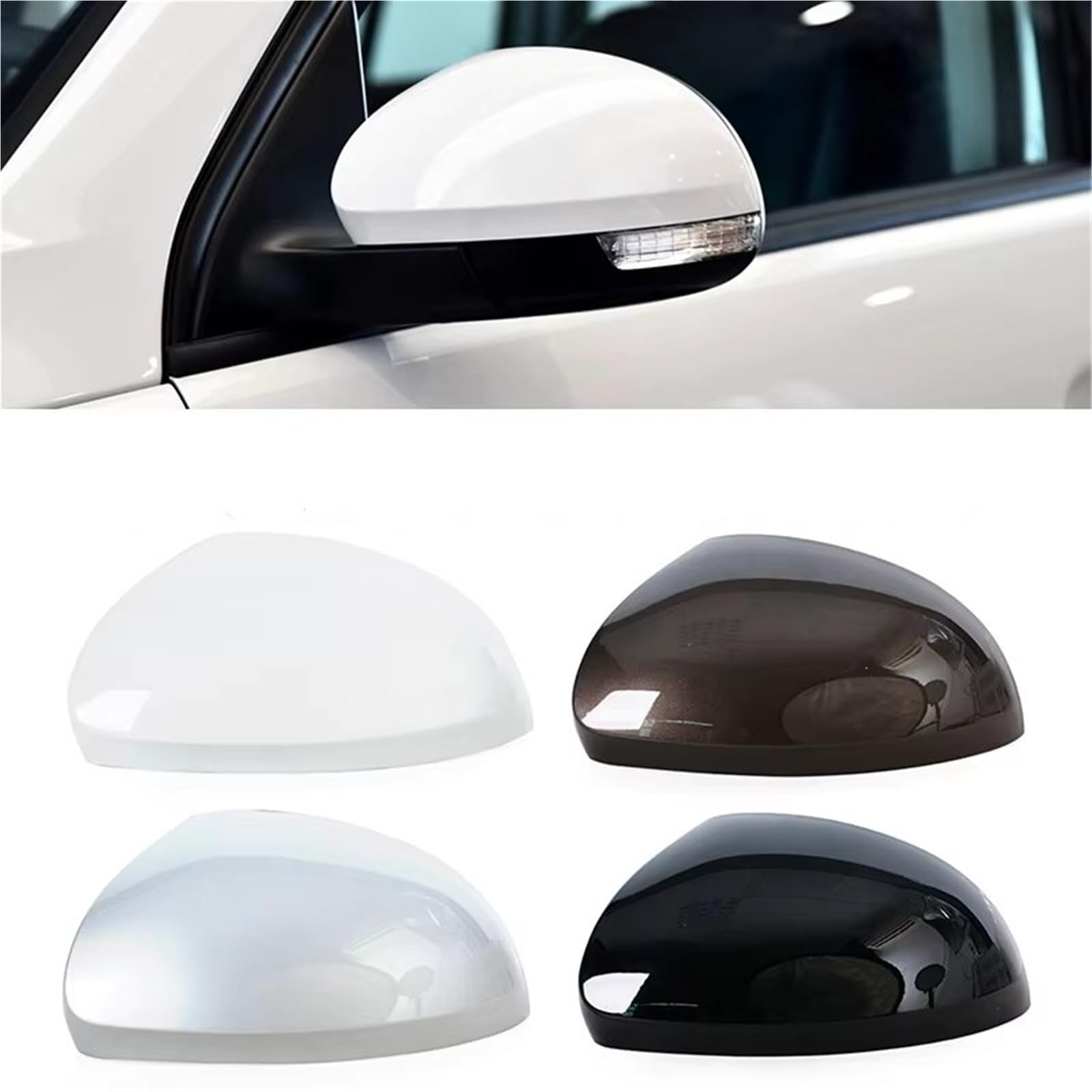 Coprispecchietto Retrovisore Destro Bianco Per Mitsubishi Outlander 2013-2020 E PHEV 2018-2020 - 3