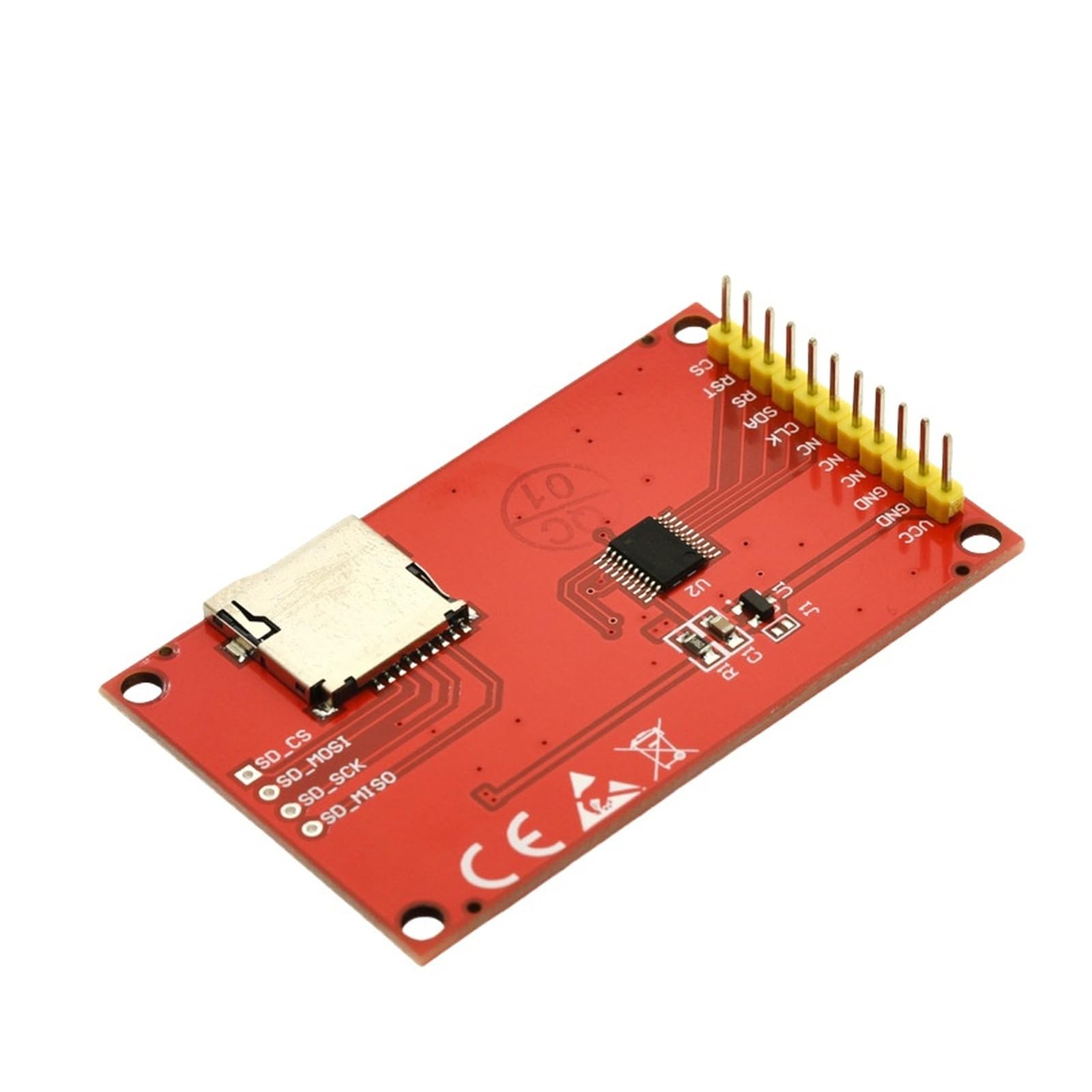 ChuFort Display LCD TFT ST7735 da 1,8" 128×160 RGB 65K SPI a 4 fili for Arduino STM32(8pin 10PCS)