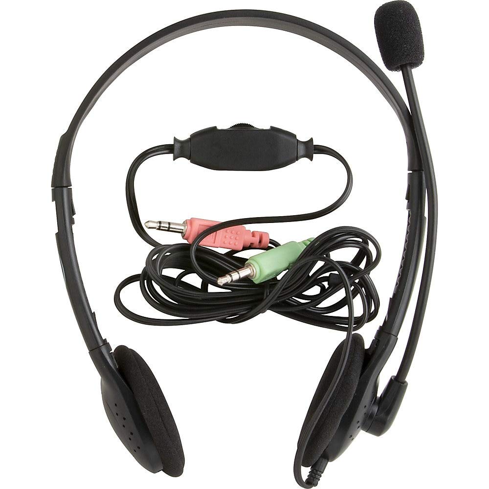Compucessory Lekkie słuchawki stereo z mikrofonem