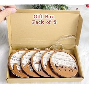 Packof5woodenmusicsheetnativityornamentsbulkchristmascatholicsceneornamentchristiankeepsakexmastreehangingdecorwithjesusbirthyulegiftforpastorfaithchurchmemberscb11 Urban Country Home Decor Pack of 5 wooden music sheet nativity ornaments bulk christmas catholic scene ornament christian keepsake xmas tree hanging decor with jesus birth yule gift for pastor faith church members cb 11 urban country home decor
