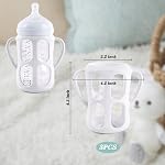 3 Pack Poignées pour bébé pour Philips Avent Bottles pour bébé naturel, Porte-Bouteille pour bébé avec poignées faciles
