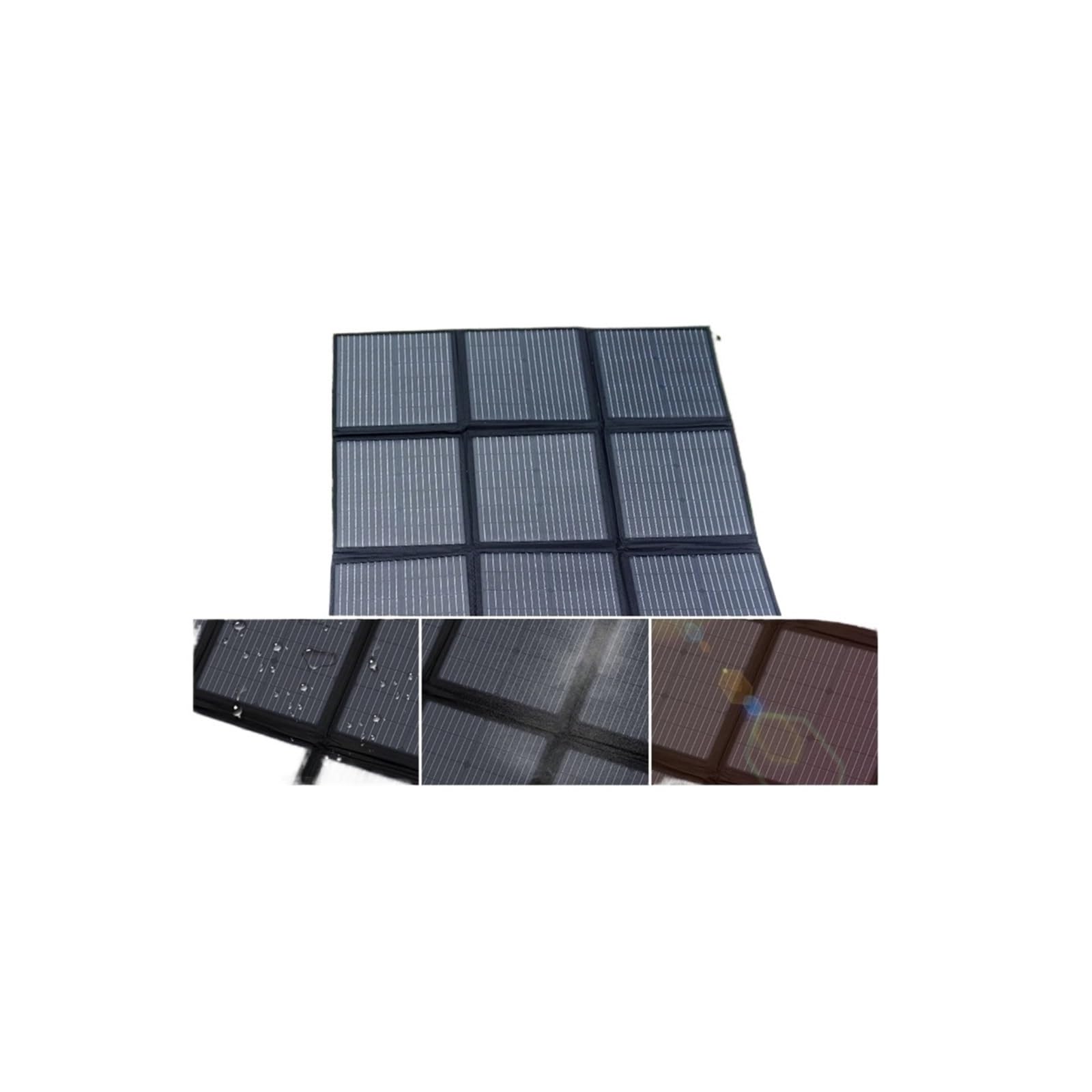 Składany Panel Słoneczny, Składany Przenośny Panel Solarny 200 W,do domu, na kemping