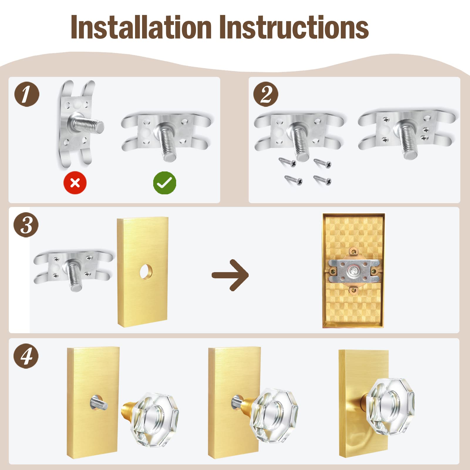 Plaque Céliane Finition Laiton Satiné - 1 Poste - Particulier | Legrand