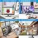 Haiway 13.3 inch Security Monitor, 1366x768 LED Monitor Small HDMI Monitors with Remote Control Built-in Speakers, Mini Monitors HDMI VGA AV BNC USB Input for CCTV Raspberry Pi PC Fire Stick Gaming