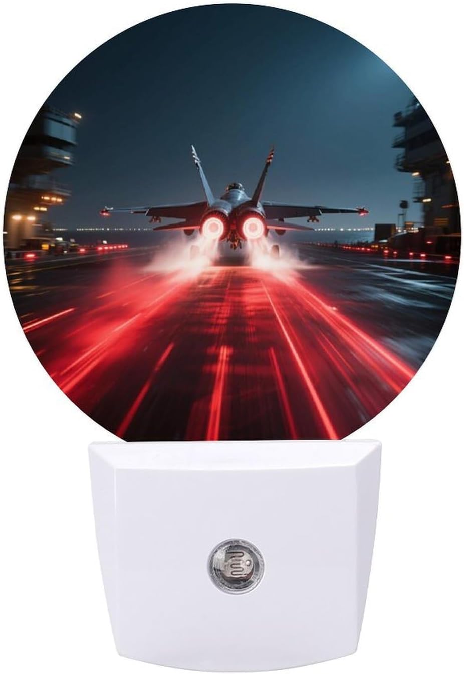 Fighter Jet from Carrier Plug-in LED Nightlight Wall Night Light