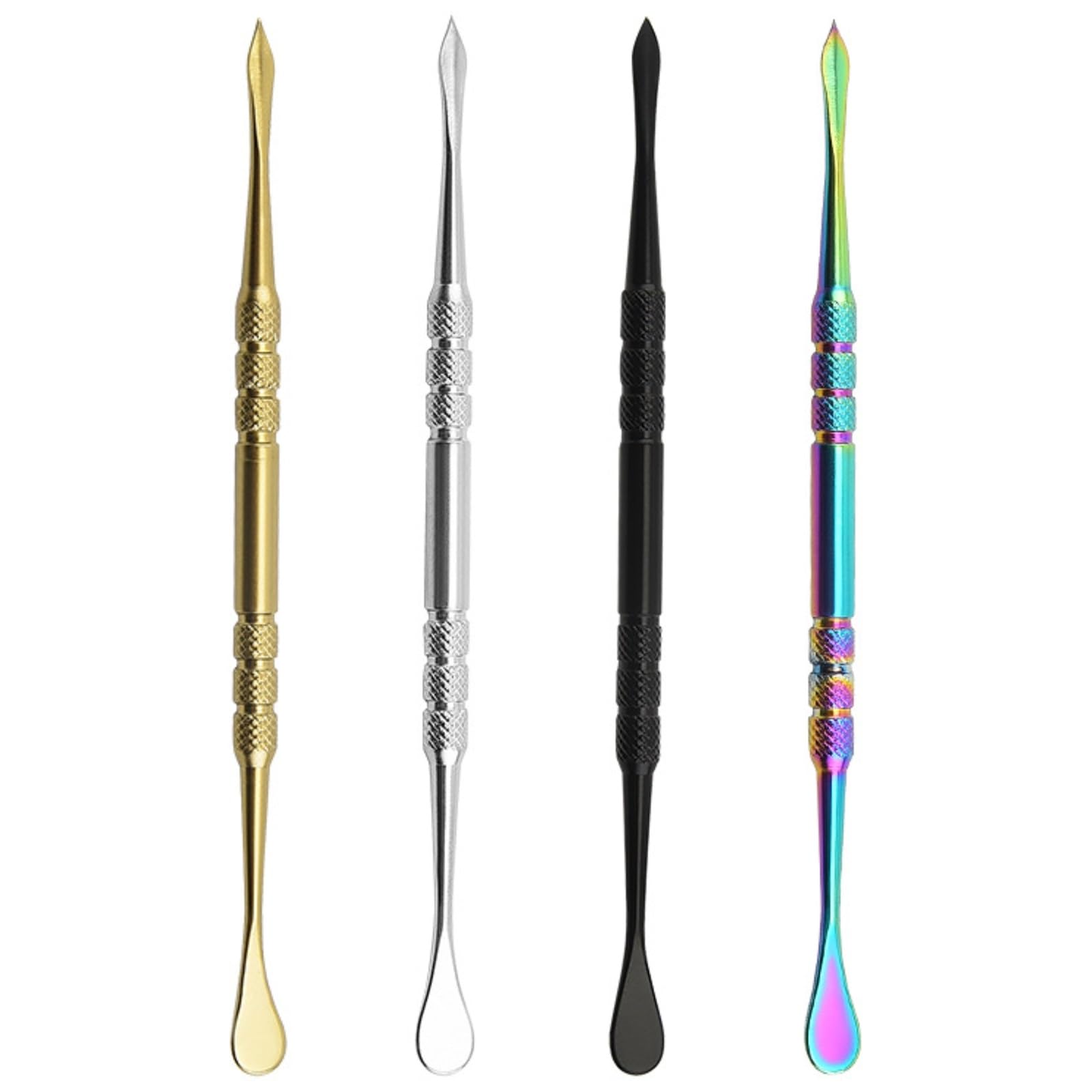 4 PCS Wax Carving Tools Stainless Steel Wax Tool, Double-Ended Sculpting Tools Wax Spoons, Carving Tools Kit for Clay Pottery Wax