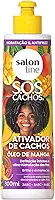 Salon Line, Ativador de Cachos, SOS Cachos, Óleo de Manga, Vegano - Para Cabelos Ondulados, Cacheados e Crespos, 300 ml