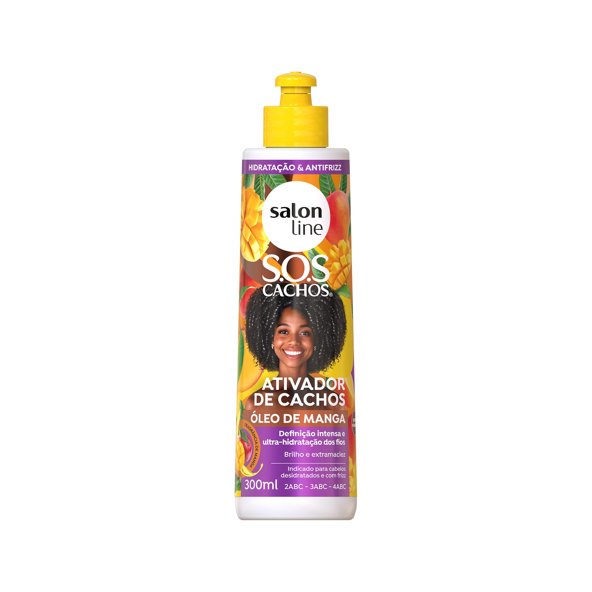 Salon LineTratamento SOS Cachos - Ativador de Cachos Umidificador 300 ml (10.14 Fl Oz)