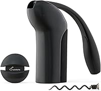 Rabbit Vertical Lever Corkscrew Wine Opener with Foil Cutter - Effortless Cork Removal in Seconds