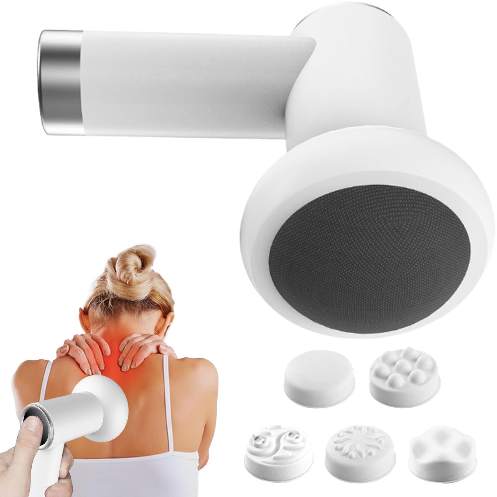 Masajeador Anticelulítico Masajeador Reductor De Celulitis | Rodillo Manual con 5 Cabezales para Modelar Abdomen, Espalda, Muslos y Vientre