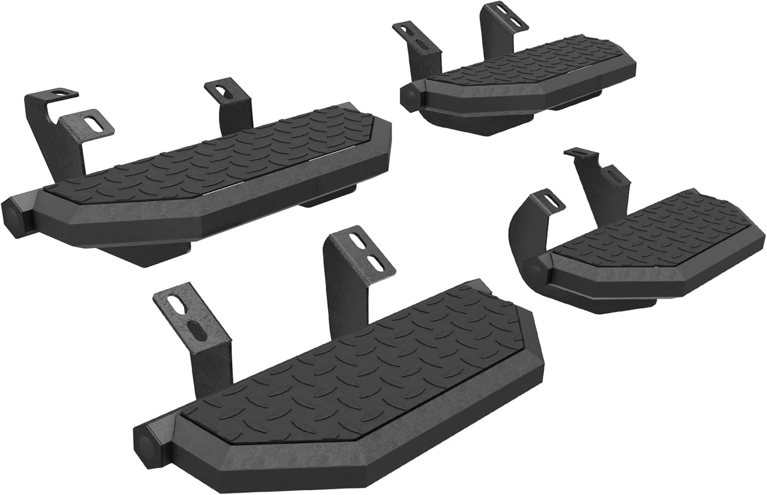 4PCS Running Boards Compatible with Toyota Tacoma 2024-2026 Double Cab Crew Cab, Tacoma Side Steps Nerf Bars Textured