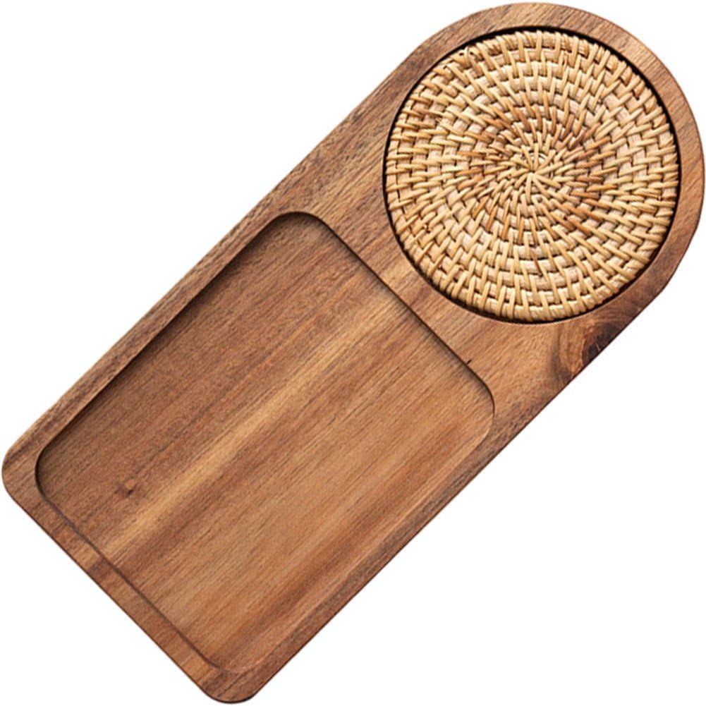 Plateau de petit-déjeuner au lit en bois pour moments doux