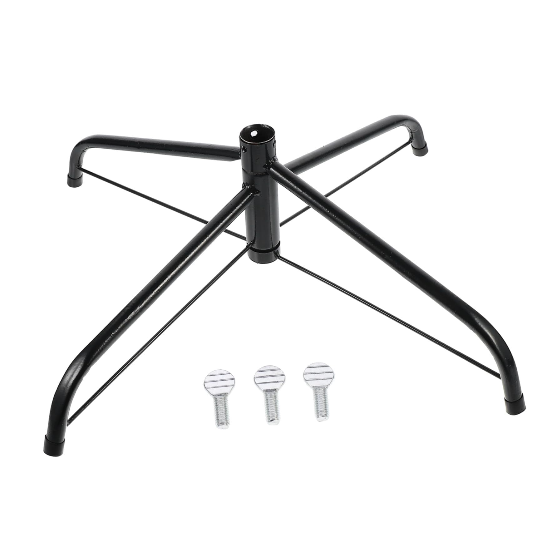 WOONEKY 1pc Christmas Tree Stand Bracket for Artificial Xmas Tree Base Fits Pole Stable Design for Holiday Decor