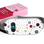 Portable Heating Pad for Period Cramps: Menstrual Heating Pad with Unique Design, Fast Heating Pad with 6 Heat Levels and 6 Massage Modes, Gifts for Her, Women, Teens and Girls