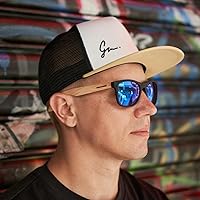 Vista 97 de Grace Folly - Gorra trucker unisex gorra de malla con cierre trasero negro (Black with Fade)