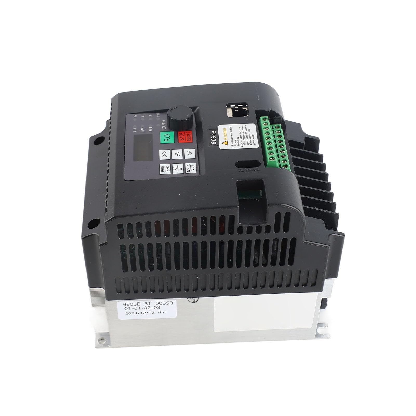 FTVOGUE 5,5 KW Solar-PV-Frequenzumrichter, 3-phasiger DC400-700V-Eingang, 0-380VAC-Ausgang mit MPPT-Controller für Privathaushalte, Unternehmen und Industrien