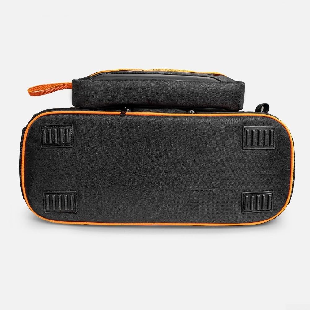 Étui de transport pour enceinte JBL Party Box On-The-Go 2 — Sac fourre-tout de voyage en tissu Oxford avec bandoulière réglable, compatible avec haut-parleur + accessoires