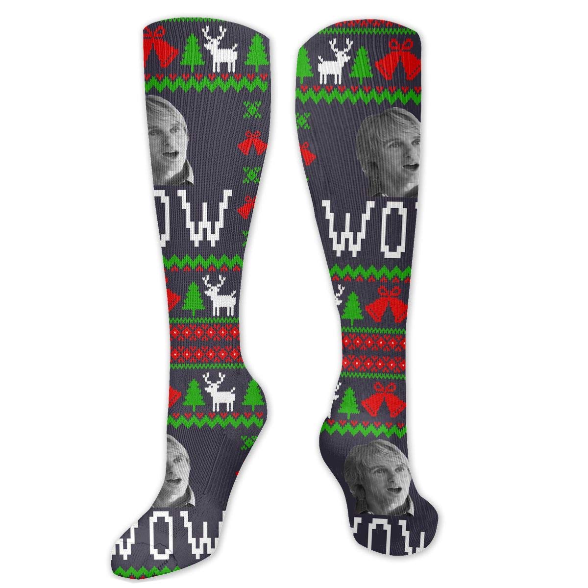 Wow Owen Wilson Ugly Christmas Socks Unisex Boot Sock Knee | Desertcart  Seychelles
