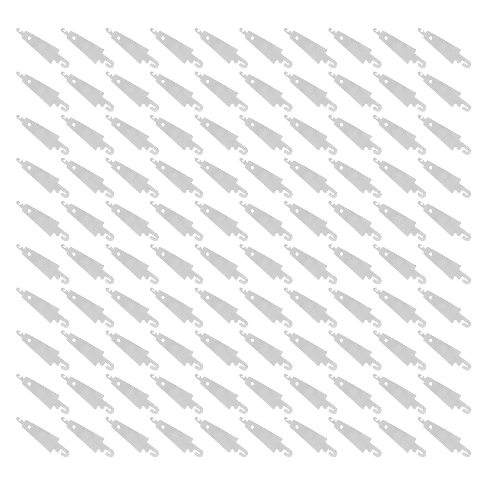 Klynovalu 100 Pcs Needle Threader for Quilting Easy to Insert Hand Sewing Needle Threader Tool Stainless Steel
