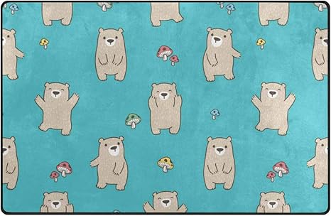 Amazon Soresore ソレソレ ラグ カーペットラグマット夏 洗える 熊 クマ くま 動物柄 アニマル キャラクター 滑り止め ラグマット 長方形 おしゃれ かわいい 北欧 マット カーペット すべり止め 51 99cm 152 99cm 2サイズ ラグ カーペット オンライン通販 Amazon Soresore ソレソレ ラグ カーペットラグマット夏 洗える 熊 クマ くま 動物柄 アニマル キャラクター 滑り止め ラグマット 長方形 おしゃれ かわいい 北欧 マット カーペット すべり止め 51 99cm 152 99cm 2サイズ ラグ カーペット オンライン通販