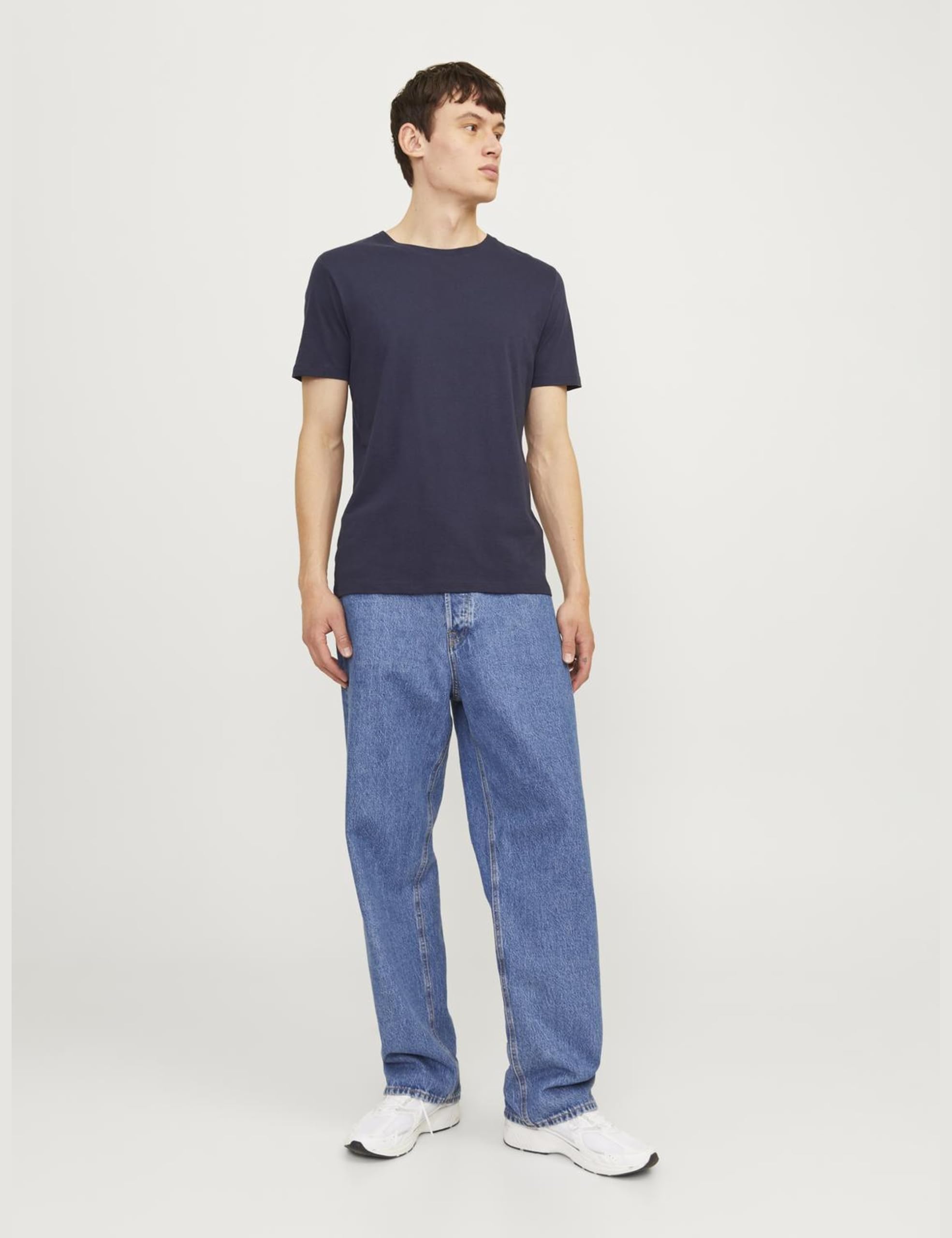 JACK & JONES Koszulka Mężczyźni Jjeorganic Basic Tee Ss O-neck 3pk Mp (3 w zestawie)