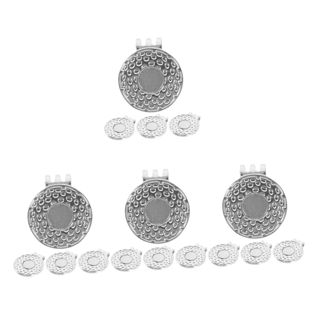 Milisten Teiliges Golfschläger Ballmarker Metall Golf Hut Clips Doppel Loch Marker Für Golfmützen Perfektes Zubehör Für Golfspieler Und