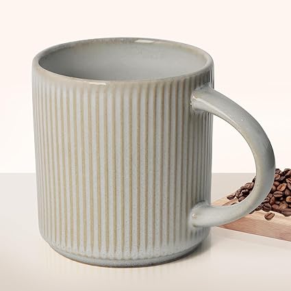 AnyEnjoy Coffee Mugs Set,12 oz Catering Mugs,Coffee Cups with Handle Porcelain Cup for Coffee, Tea, Cocoa, Milk, Cappuccino, Housewarming Gift, Dishwasher & Microwave Safe(350 Ml)