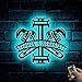 Plumbing Tools Metal Sign with LED Lights, Personalized Plumbing ToolsName Sign Home Decor, Custom Plumbing Tools Metal Wall Art, Gift for Him Her, Birthday Gift, Couple Gifts A113-NTMS32.9