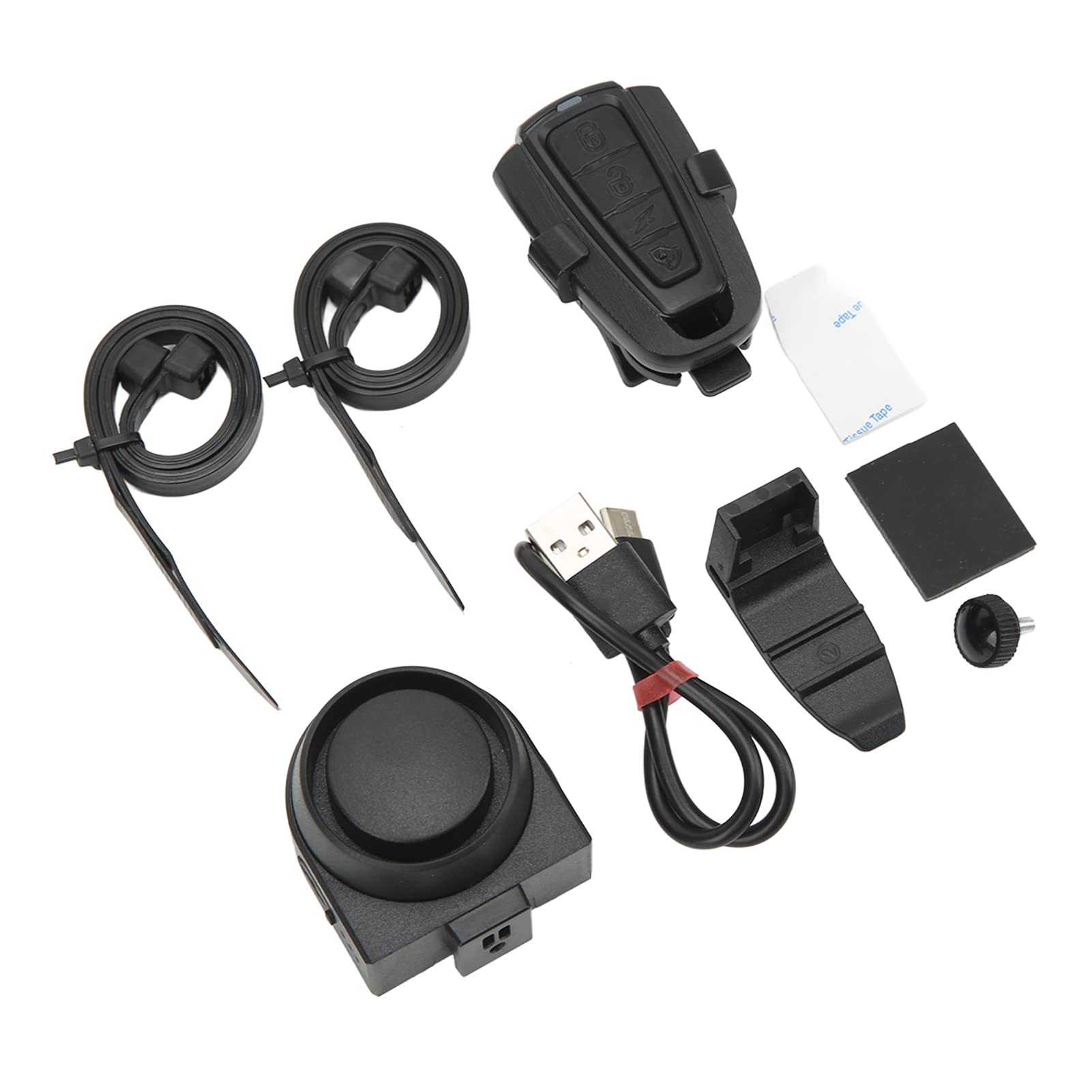 Bocina De Bicicleta con Batería De Litio De Alta Capacidad De 400 MAh, Ciclismo Accesorios con Control Remoto, Indicador De Batería, Sensor De Desplazamiento Tridimensional