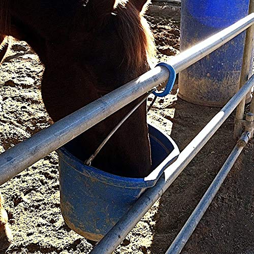 Safety Tie Injuries Preventing Horse Tether Tie, Horse Safety Release Tie Down Clip 2pcs (Turquoise) - Thumbnail 3