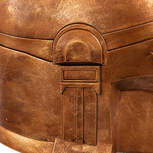 Mando Armorer Helmet Blacksmith Cosplay Mask Costume Props for Adult (Resin)
