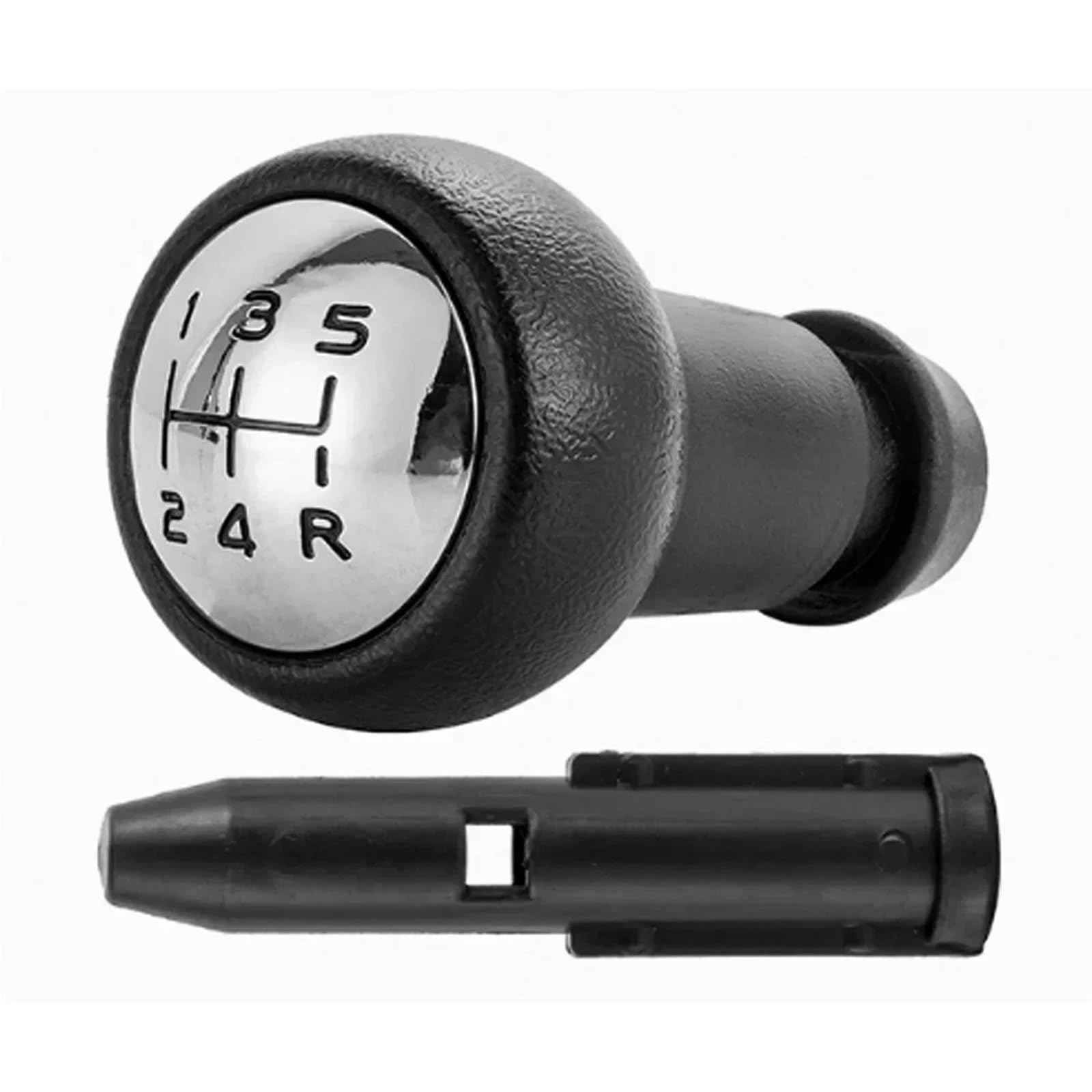 Jxewmtmc Silvery For Peugeot 206 207 306 307 308 3008 406 4007 Transmission Lever Shift Knob Head Rod Adapter Manual 5-Speed Parts Gear Stick Shift Cover(Silvery)