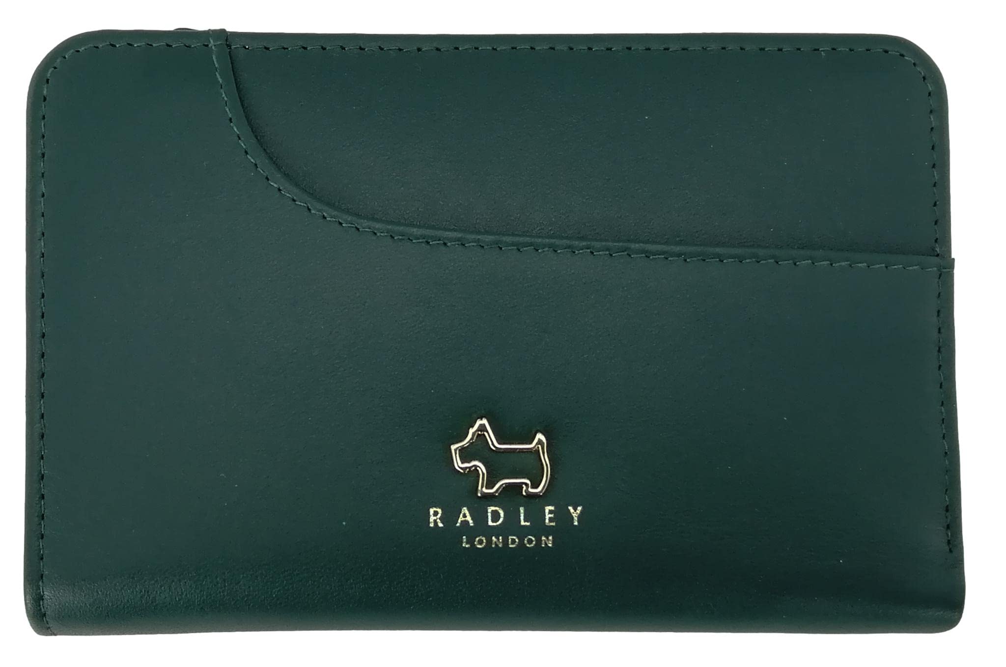 Purse Medium Bifold Wallet London Pockets (Dark Green)