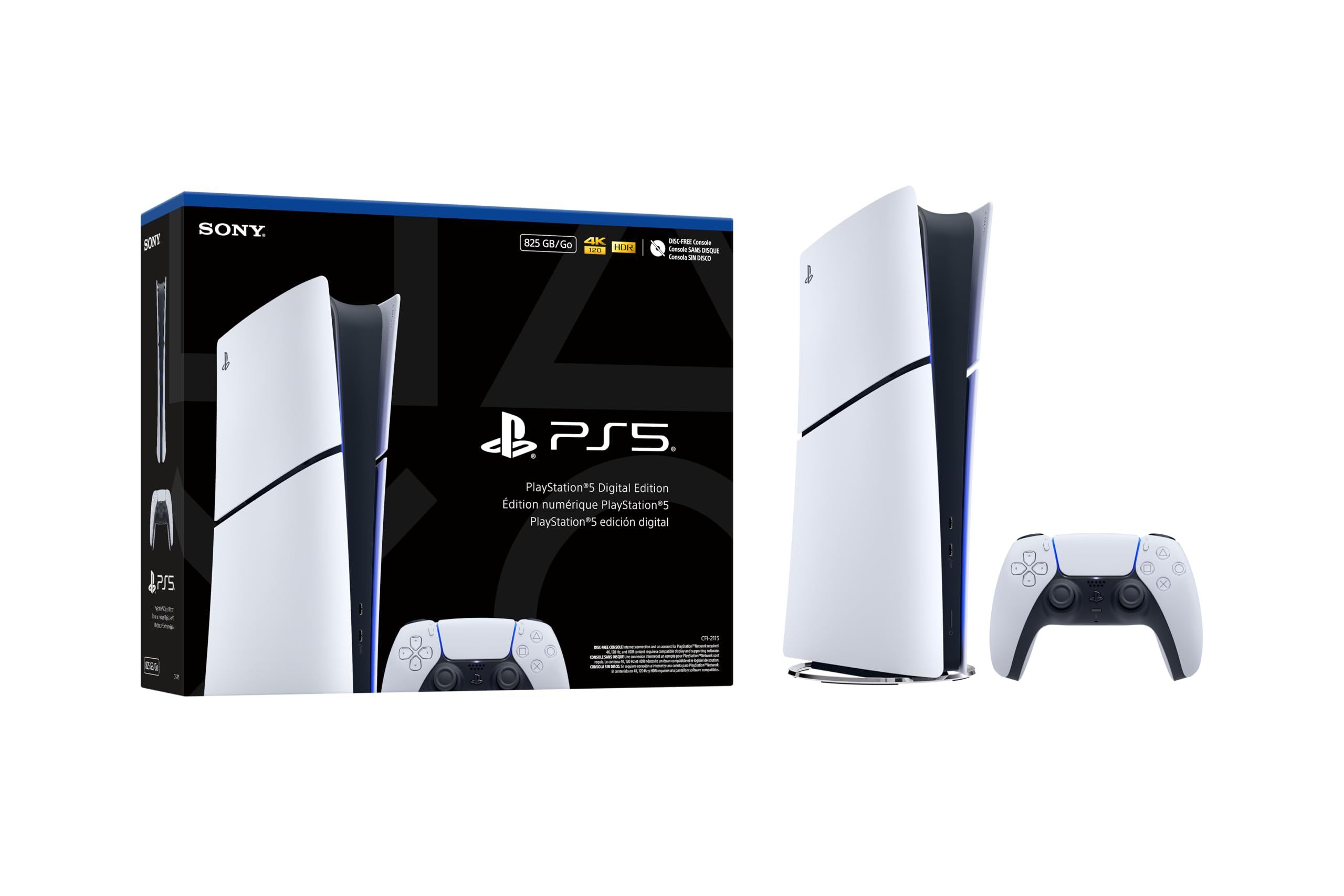 PlayStation®5 Digital Edition (slim): Digital PS5 Digital Edition Console (Slim)