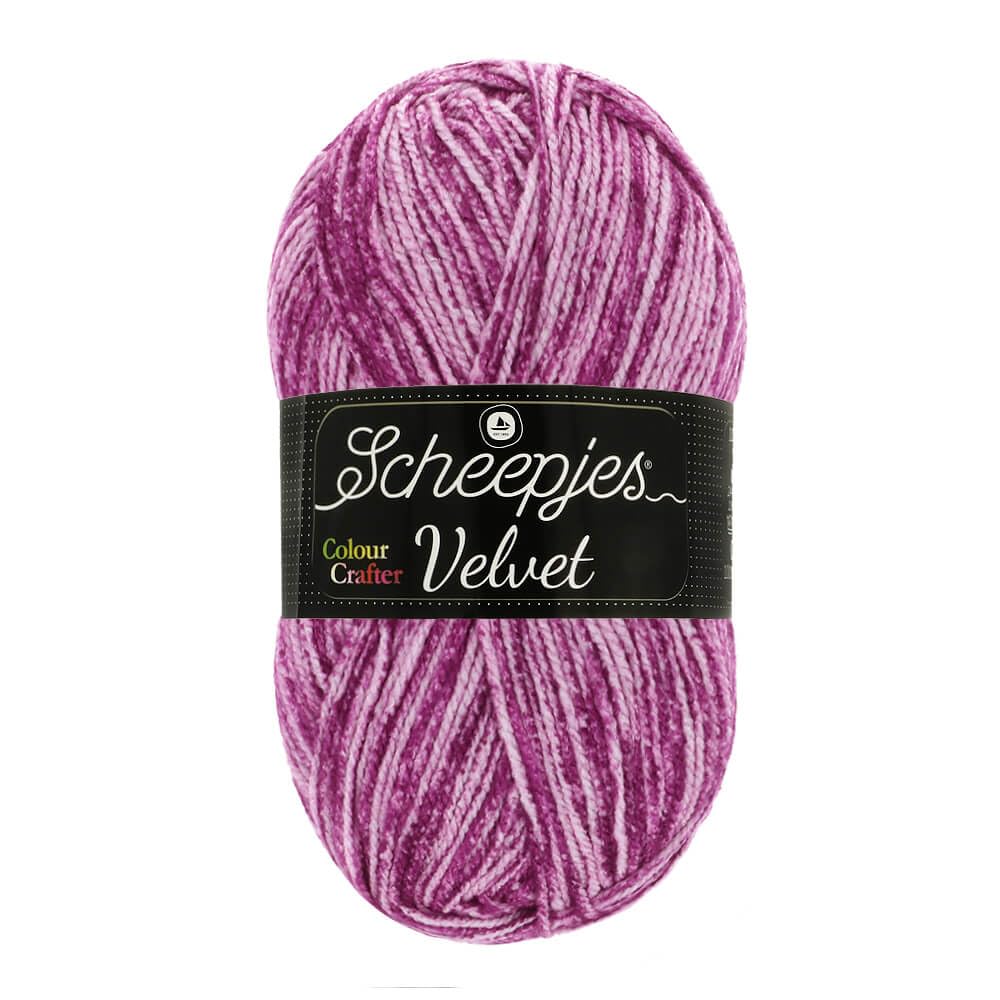 Scheepjes Colour Crafter Velvet 1x100g - 848 Rogers, Purple and Pink Yarn