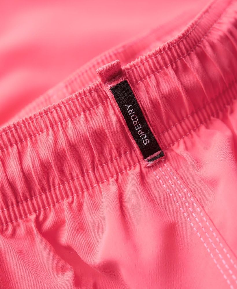 Superdry Męskie spodenki kąpielowe 17" Sportswear z materiału pochodzącego z recyklingu z logo