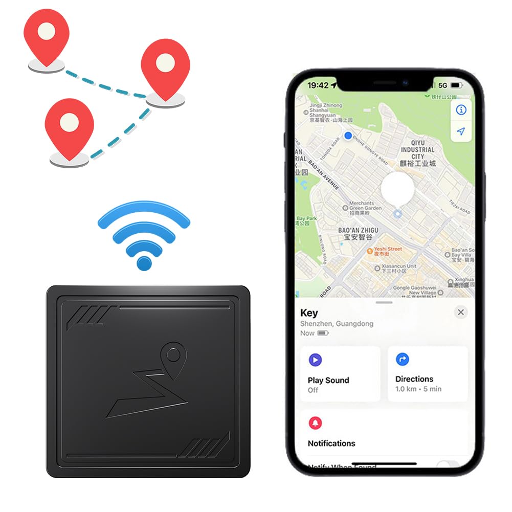 Rastreador GPS 4G para niños Mayores Pets Car con Seguimiento en Tiempo Real y reproducción de trayectoria