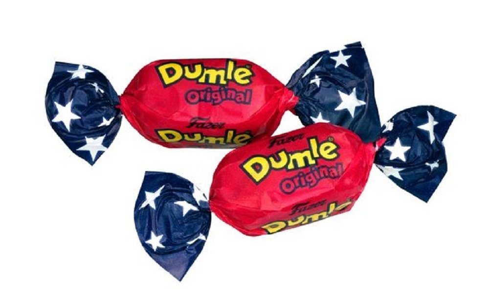 Fazer Dumle Original Lot de 12 boîtes de chocolat au lait au caramel doux 150 g