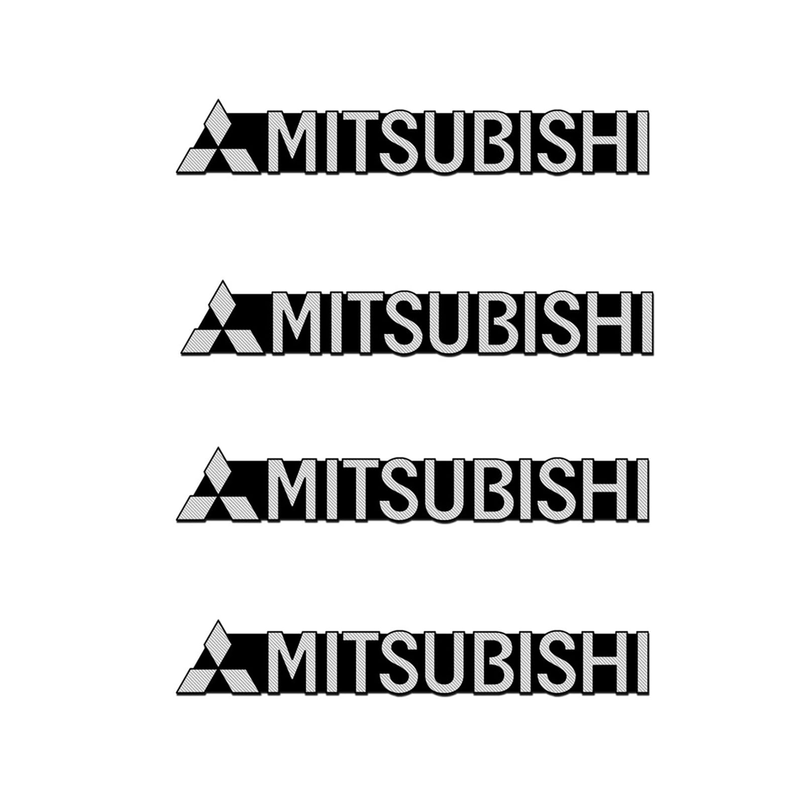 4PCS Aluminum Alloy 3D Car Speaker Audio Speaker Badge Emblem Decoration Sticker Auto Interior Accessories Trim for Mitsubishi Outlander Accessories (4pcs-mitsu)